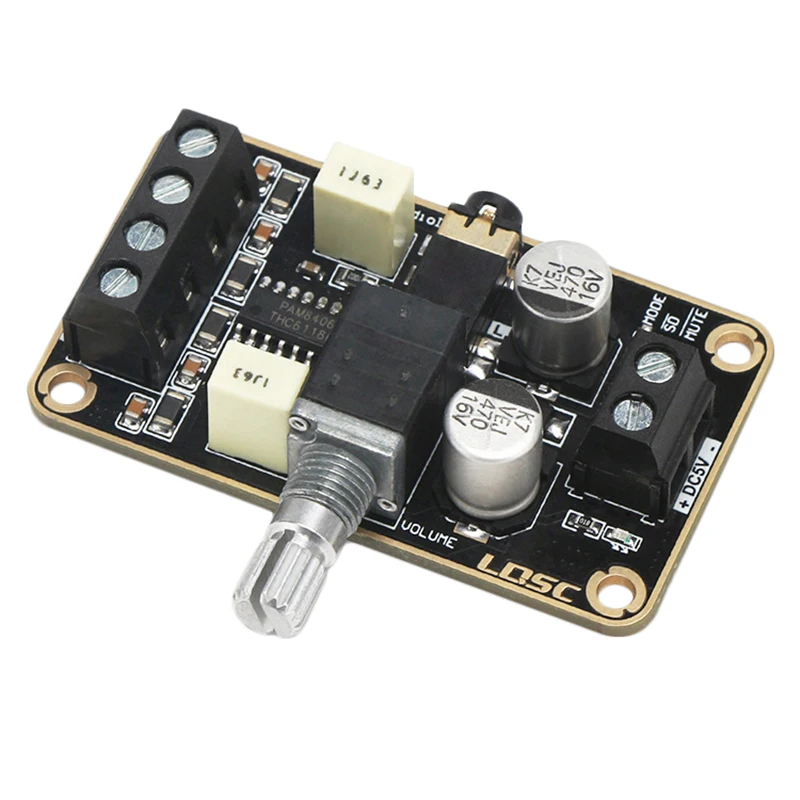 Audio Amplifier Board Pam8406 Digital Power 5W+5W Immersion Gold Stereo Amp 2.0 Dual Channel Mini Class D Dc5 | Электроника