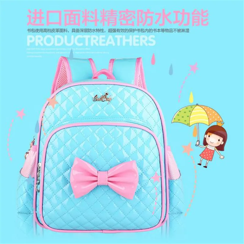 Детский ортопедический рюкзак для девочек нейлоновый детский Ранец с милым