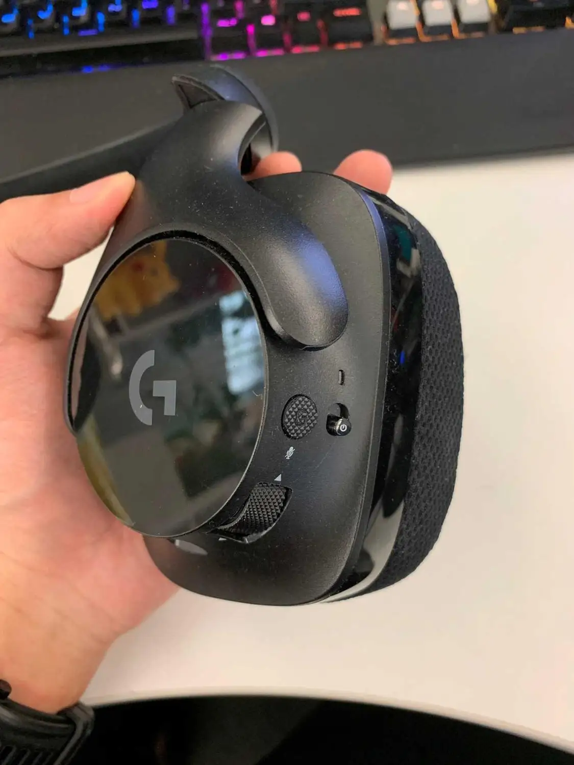 Беспроводные Игровые наушники Logitech (G) G533 7 1 с объемным звуком игровые микрофоном