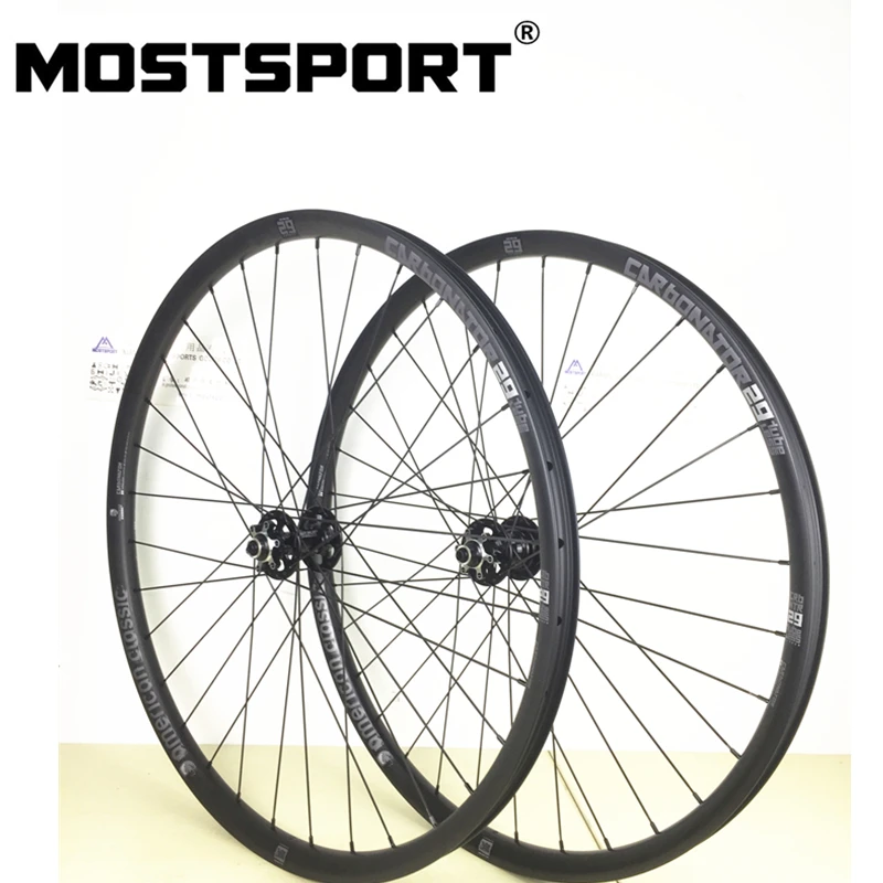 Американские классические 29er MTB Углеродные колеса с Fastace втулкой спицами QR или