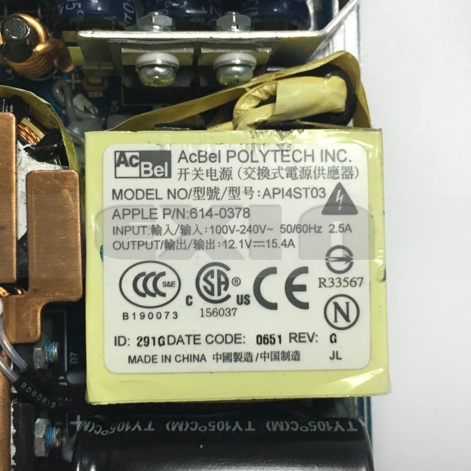 Оригинальный источник питания 185 Вт 614 0378 0363 Для iMac G5 17 &quot20&quot Intel iSight A1207 A1174 A1208