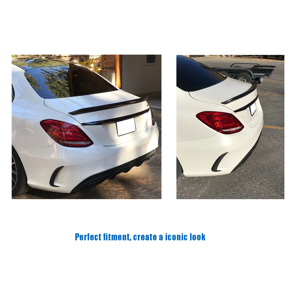 Брызговики заднего бампера из углеродного волокна для Mercedes Benz C Class W205 Sport C63 C43 AMG