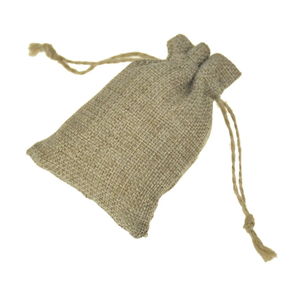 Высококачественный Лен джутовый цвет с хлопковым шнурком 200 шт. рождественские