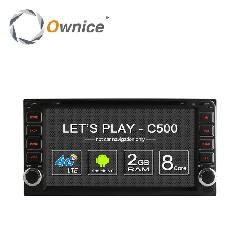 Восьмиядерный 2G RAM Android 6 0 4G Автомобильный DVD GPS стерео радио плеер для Toyota Kluger Allion