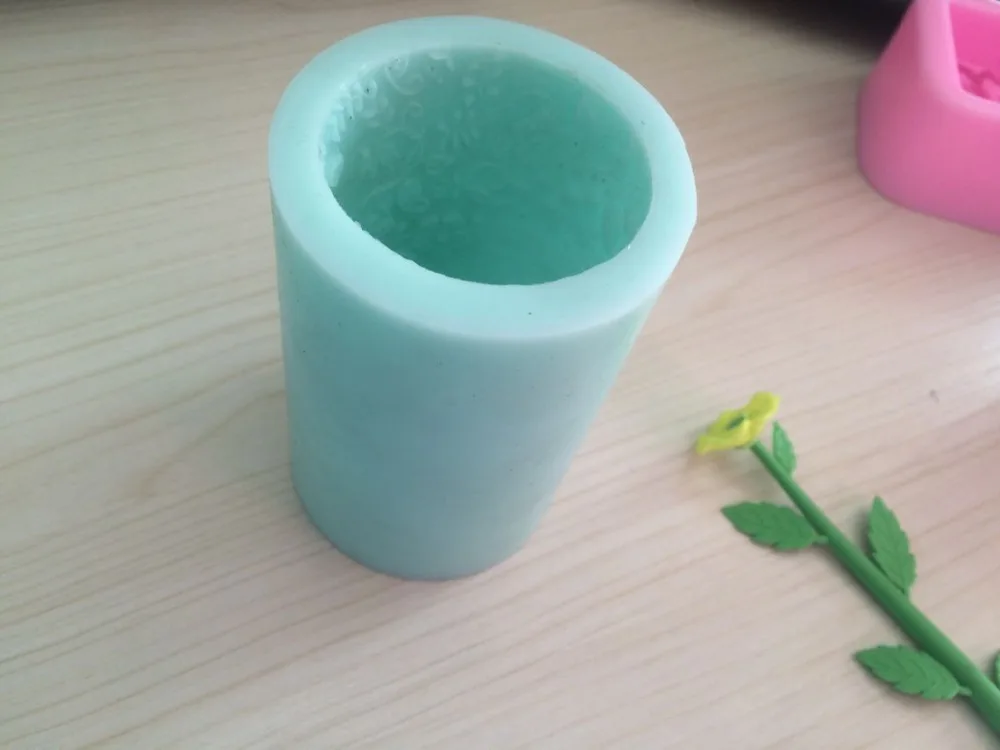 Форма для мыла ручной работы 3D османтус цилиндрическая силиконовая форма цветок