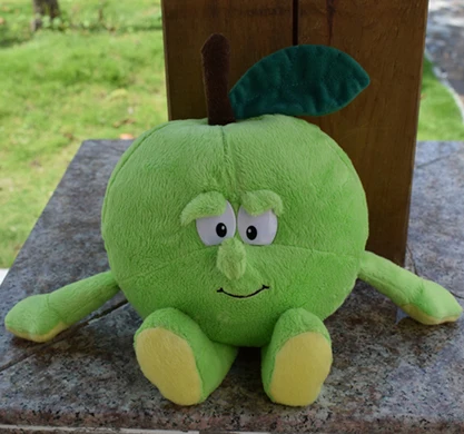 Apple Fruta peluche бобовые brinquedo pelucia плюшевые фрукты, куклы, овощи, игрушки, лимон, мягкая игрушка, банан, водяная вода, ананас Pro - Цвет: Apple