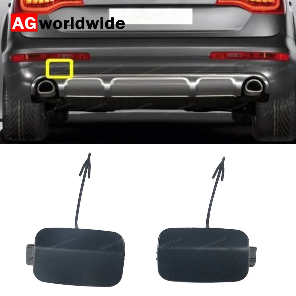 4L0807449E 4L0807450E для Audi Q7 2010 2011 2012 2013 L/R боковой грунтованный задний бампер буксировочный крюк повязка на глаза, маска для сна Кепки