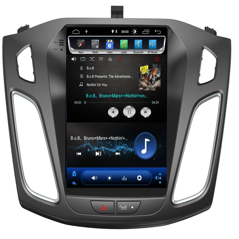 Android 8.1.0 вертикальный экран Автомобильный мультимедийный tesla gps навигатор радио плеер для Ford FOCUS 2012- стерео головное устройство