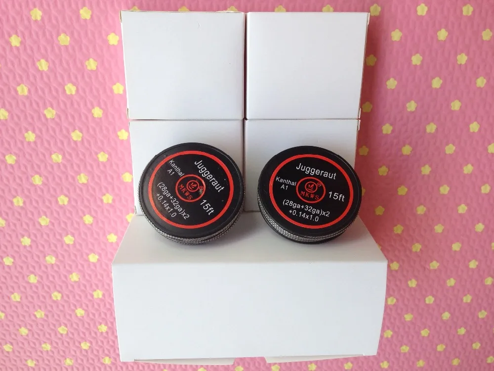 Retail Juggeraut wire Gauge (28ga+32ga)x2+0.14x1.0 15feet vapor tech Heating kA1 for DIY RDA RBA Atomizer | Обустройство дома