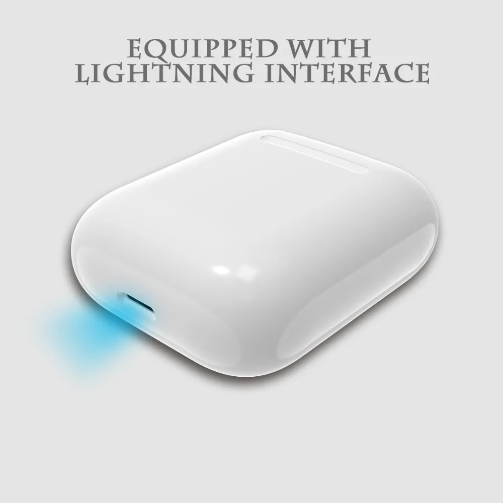 Airpods Bluetooth гарнитура Беспроводная зарядка коробка airpods зарядное устройство