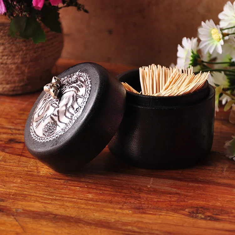Креативная коробка для зубочисток ветер Тайланда Слон оловянный кусок манго