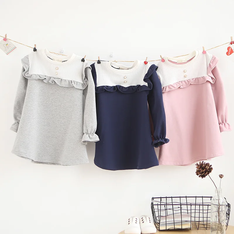 От 2 до 7 лет Новинка 2017 г. оптовая продажа осень хлопок Длинные рукава Обувь для