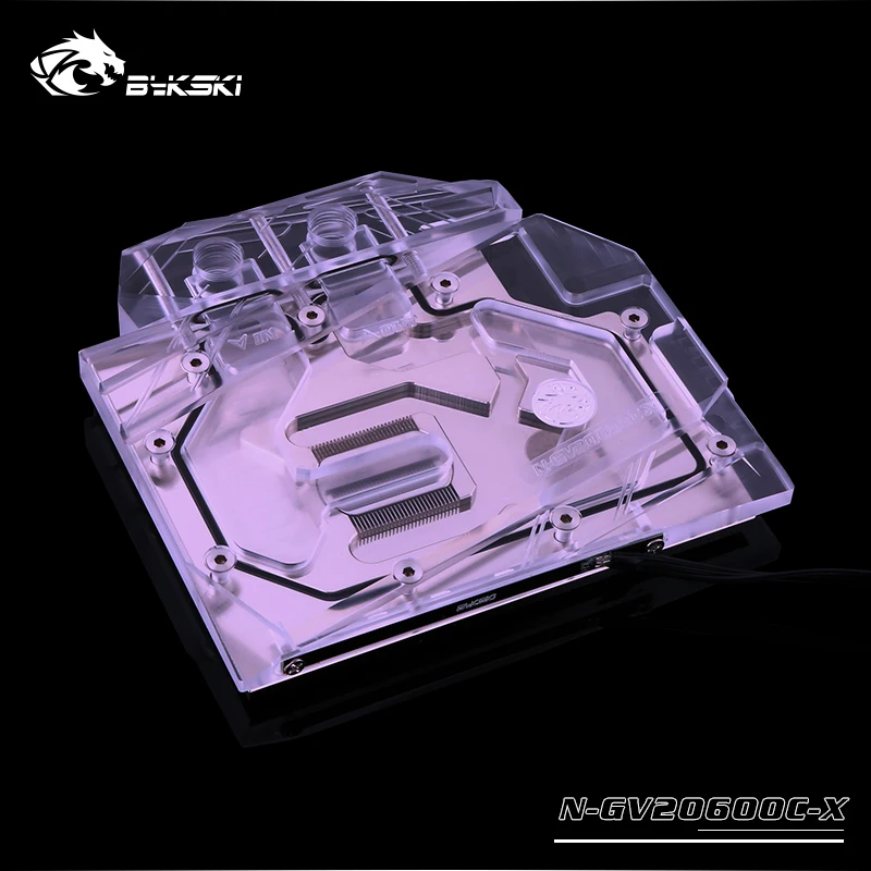 Bykski N GV2060OC X VGA полное покрытие блок водяного охлаждения с RGB/RBW светом для Gigabyte GeForce