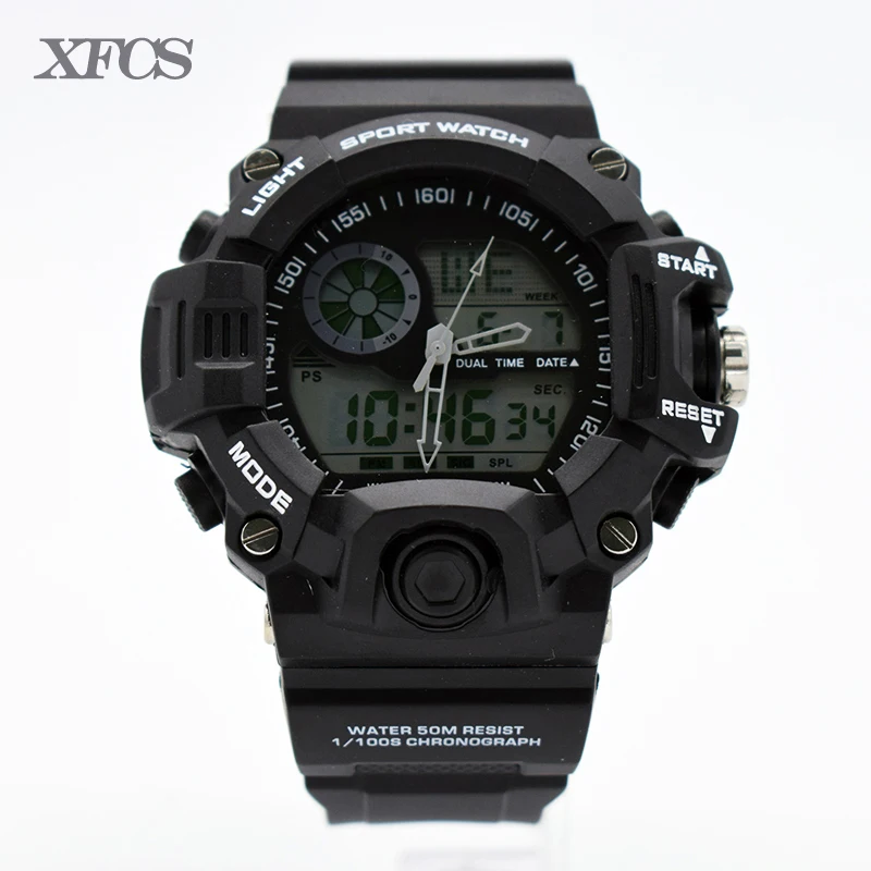 Xfcs водонепроницаемые часы для мужчин оригинальный человек Просмотрам esportivo