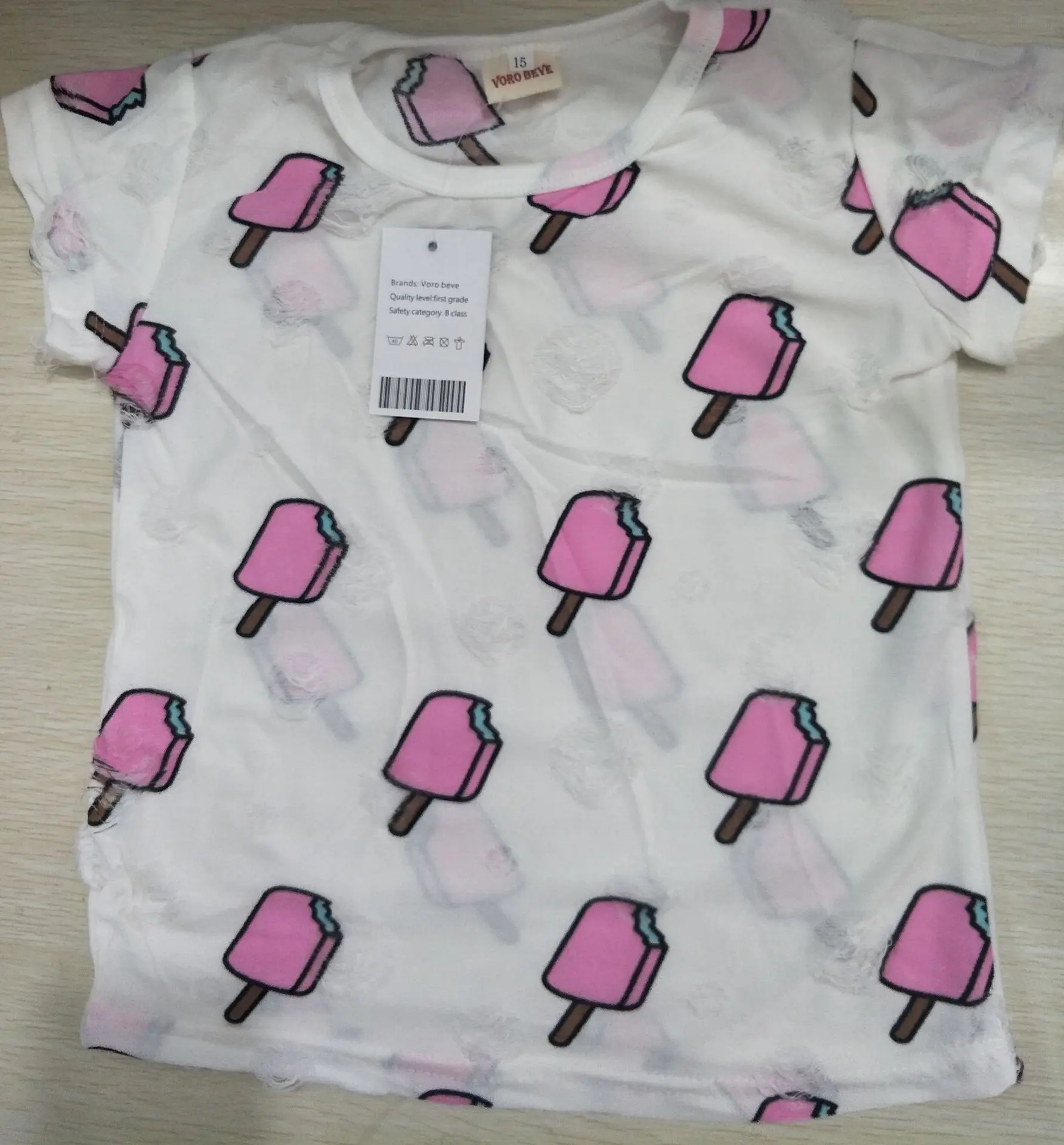 Корейская версия летней модной повседневной футболки с короткими рукавами для