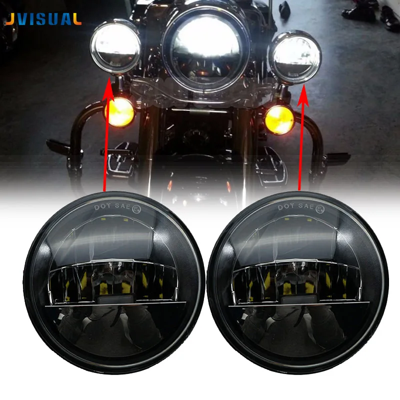 Запчасти для фар мотоцикла 7 &quotсветодиодные фары + 4 5&quot 1/2 дюйма Heritage Softail |