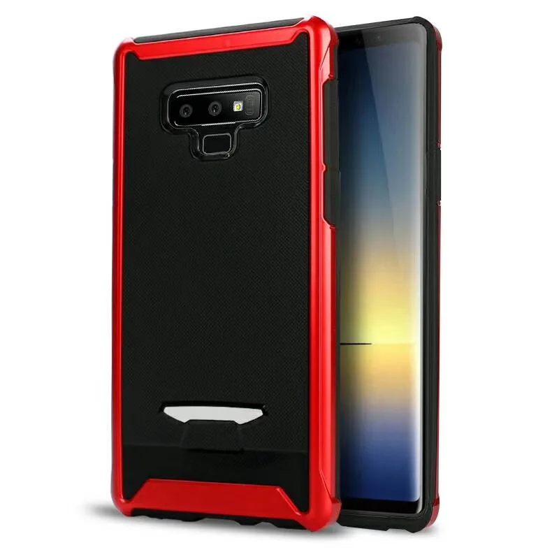Красный 20 шт/партия 7 цветов супер Spigen TPU+ PC оболочка задняя крышка для samsung galaxy Note 8 9 Чехол для мобильного телефона - Цвет: Красный