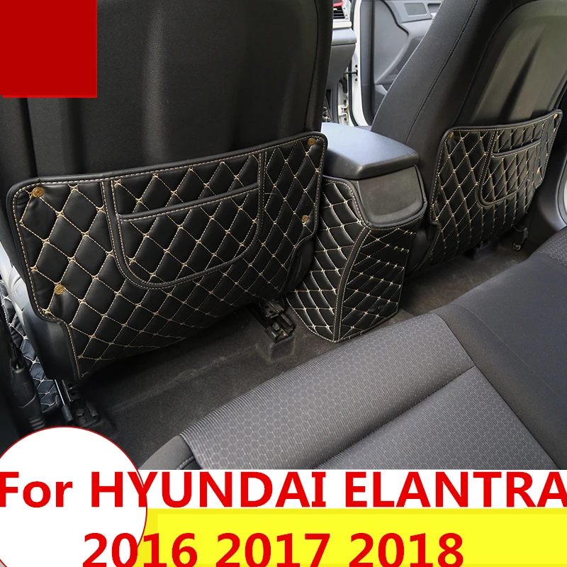 Защитные чехлы для задних сидений автомобильные аксессуары hyundai Elantra 2016 2017