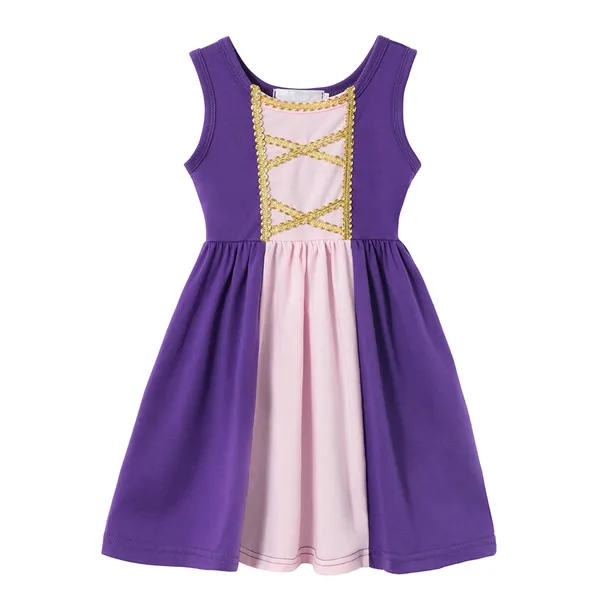 Sofia Dress Платье для маленьких девочек с изображением Микки Мауса; детские маскарадные костюмы Ариэль; летнее платье принцессы Белоснежки для маленьких девочек; костюмы Белль - Цвет: Sofia Dress