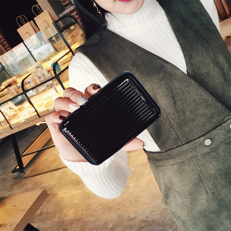 Деловые дела 6 карманов коробка из алюминиевого сплава Коммерческая визитная