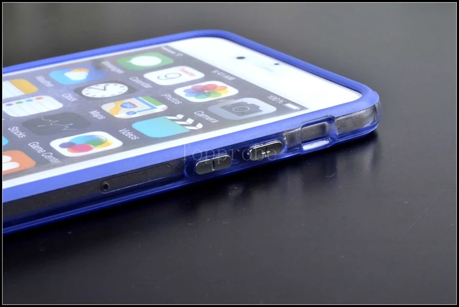 Гибридная средняя Прозрачная защитная рамка Tpu бампер для Iphone 6 Plus/6s Plus 5," мягкий силиконовый бампер чехол