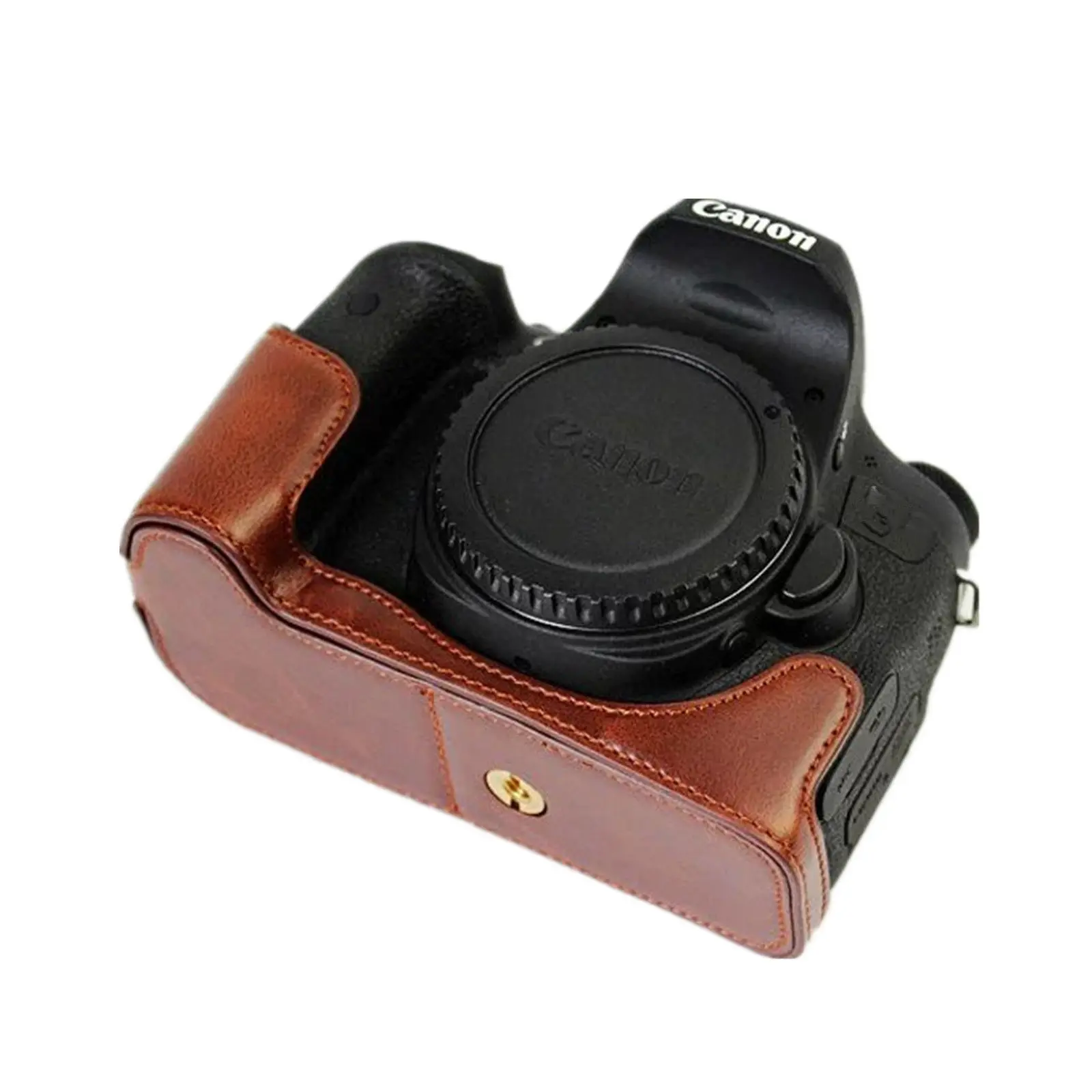 Половина pu кожаный чехол сумка ручка Крышка для Canon EOS 5D Mark III EOS 5D Mark IV 3 4