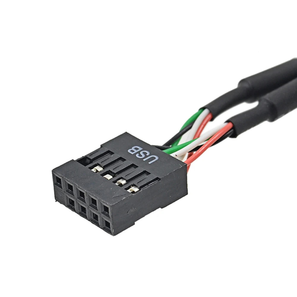 Высокоскоростной 20 контактный 4 портовый USB 2 0 + HD аудио 3.0 драйвер для передней