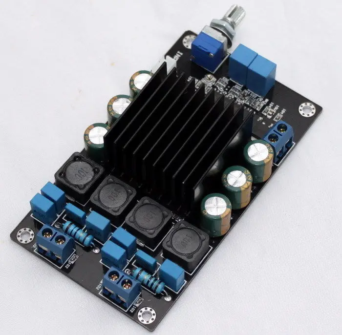 STA508 amplifier board 2.0 channel class D TC2000 80W + for car with Potentiometer better TA2024 TA2020 dc 24v | Электронные