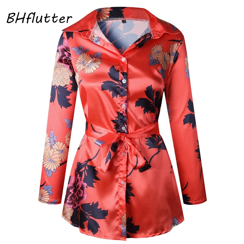 BHflutter Цветочный принт сексуальное мини платье Для женщин Новое поступление