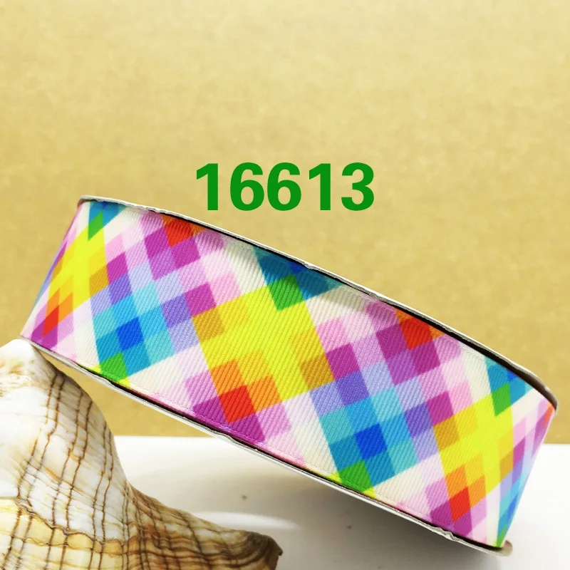 Бесплатная доставка 50 ярдов мультфильм печатных grosgrain ленты 16646 | Дом и сад