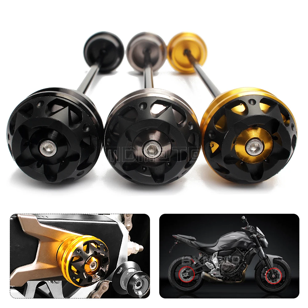 Для Yamaha MT07 MT 07 FZ07 2013 2015 2016 аксессуары для мотоциклов защита передней оси вилки