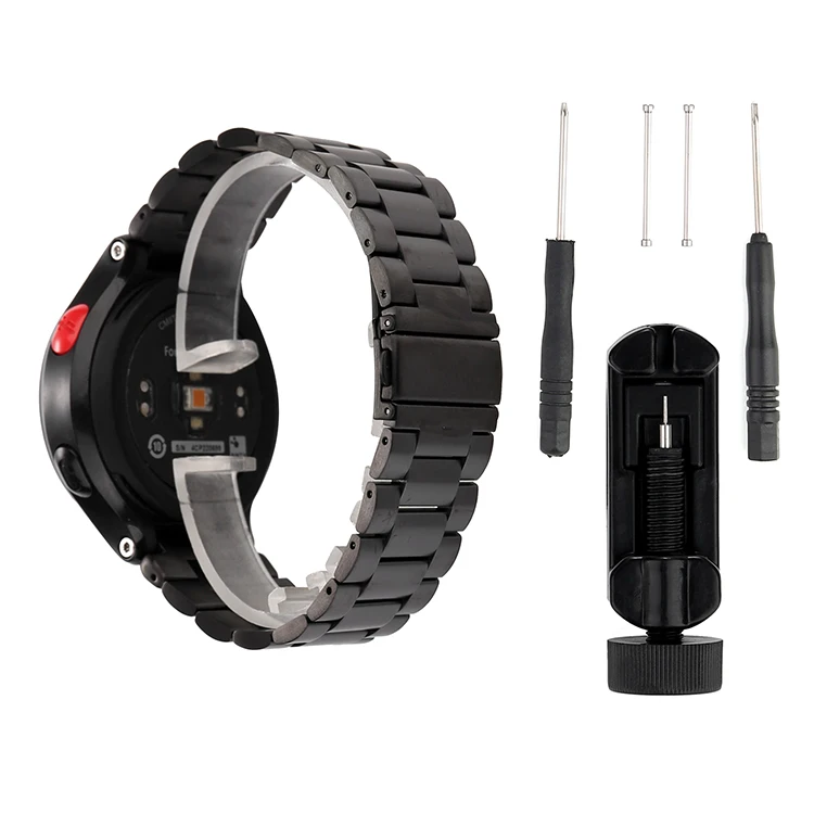 Ремешок для часов Gengshi из нержавеющей стали браслет Garmin Forerunner 220 230 235 630 620 735xt |