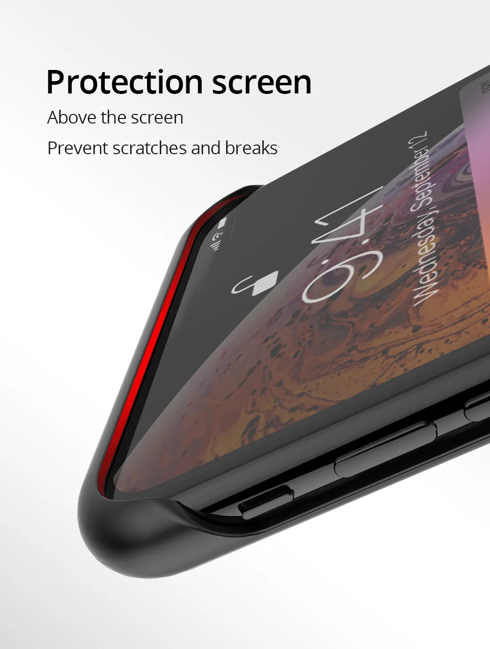 PZOZ For Apple iPhone 11 Pro Max X Xr Protection Case Xs Max 7 Case 8 6S Plus Rimless Luxury Case Ultra Thin Back Cover For iPhone7 iPhone8 iPhonex iPhone11 Smart Phone 5.8 6.1 6.5 Inch Protective Case Accessories