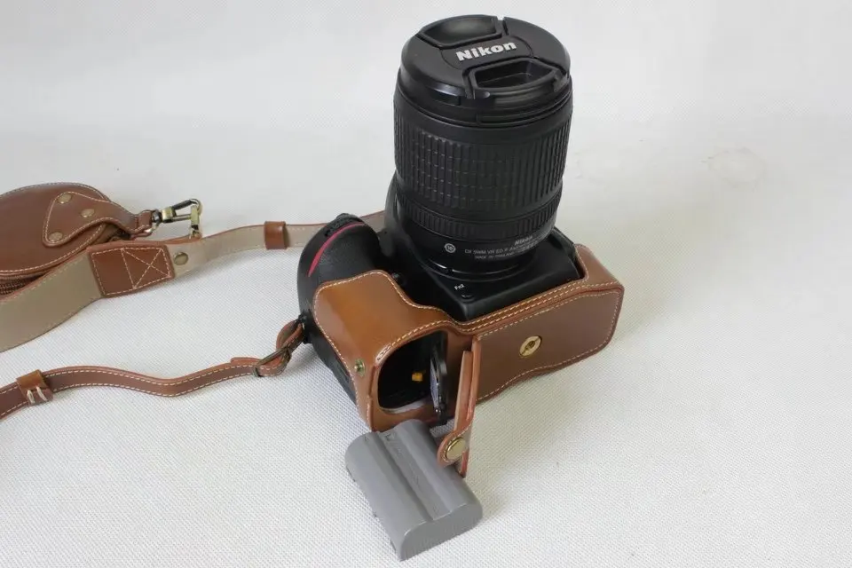 Кожаный чехол для камеры Deluxe Edition для Nikon D750 D3200 D500 D5500 D7200 D810 P900S, чехол для аккумулятора