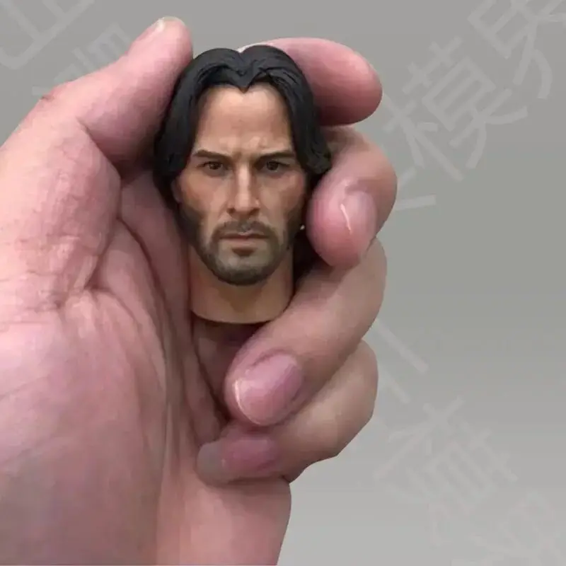 

ELEVEN 1/6 Keanu Reeves John Wick 2.0 Head Sculpt For Hot Toys body Action figure toys