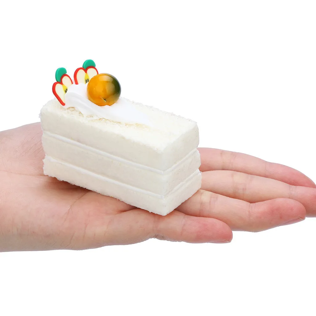 Антистрессовый мягкий торт 6 шт. милый ароматизатор медленно восстанавливает