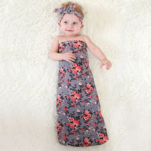 Emmababy 2019 Новинка для малышей с цветочным узором ткань Пеленальное Одеяло спальный