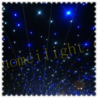 4x6 м Светодиодная звезда ткань синий и белый смешанный цвет занавес для свадебной