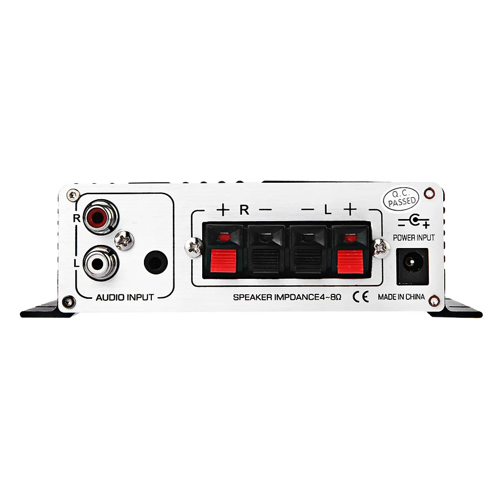 Оригинальный Lepy LP 2024A + 2CH 12 V 5A USB SD HiFi стерео класса T 2 х 20 Вт RCA цифровой аудио
