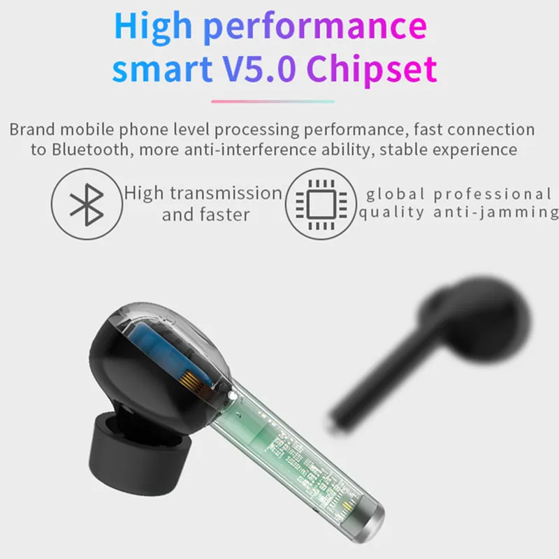 TWS TW40 беспроводные наушники Bluetooth 5 0 супер бас гарнитура умные шумоподавляющие