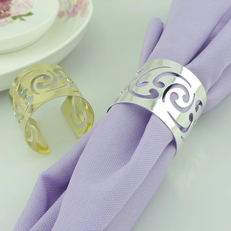 4 шт. металлические полые пряжки для салфеток|napkin rings|ring napkin ringring |