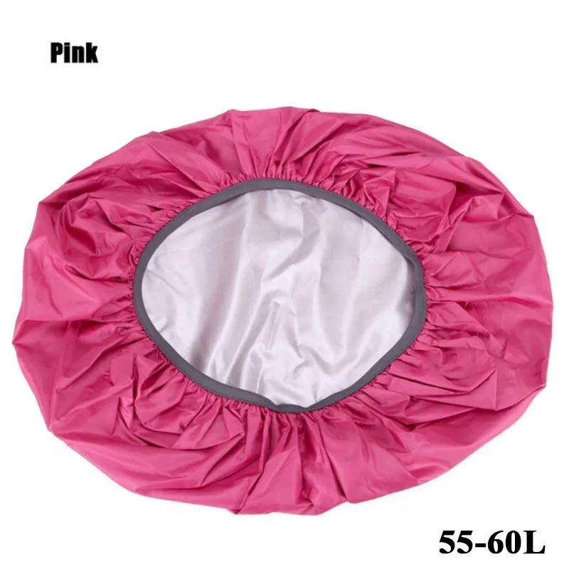 Pink 60L TACTIFANS 190D сумка дождевик 60L Переносной Водонепроницаемый Анти-слеза пылезащитный рюкзак с УФ-защитой Кемпинг Туризм серебряное покрытие - Цвет: Pink 60L