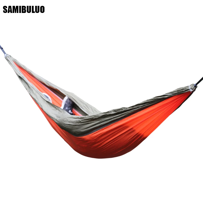 Взрослый дорожный одиночный/двойной гамак портативный с 2 ремнями
