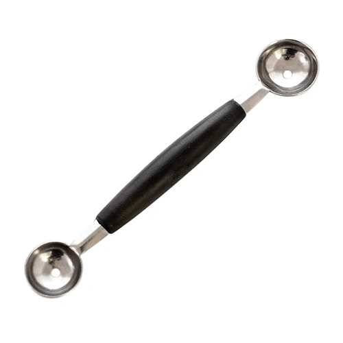 Двухсторонняя ложка из нержавеющей стали для мороженого в форме дыни фруктов