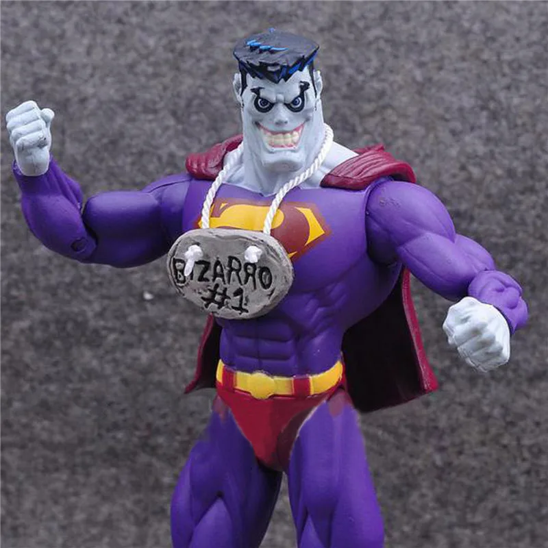 1 шт./лот DC Superhero Супермен Bizarro Супер Человек ПВХ Фигурку Коллекционная Аниме