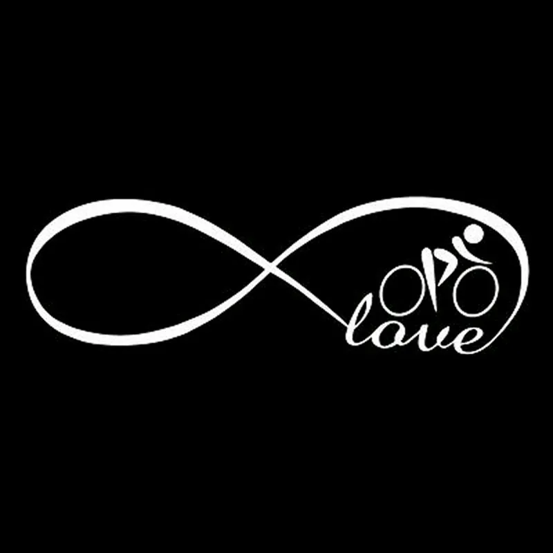 Велосипедная наклейка INFINITY lOVE 20 х6 3 см|car accessories|sticker vinylvinyl decal |