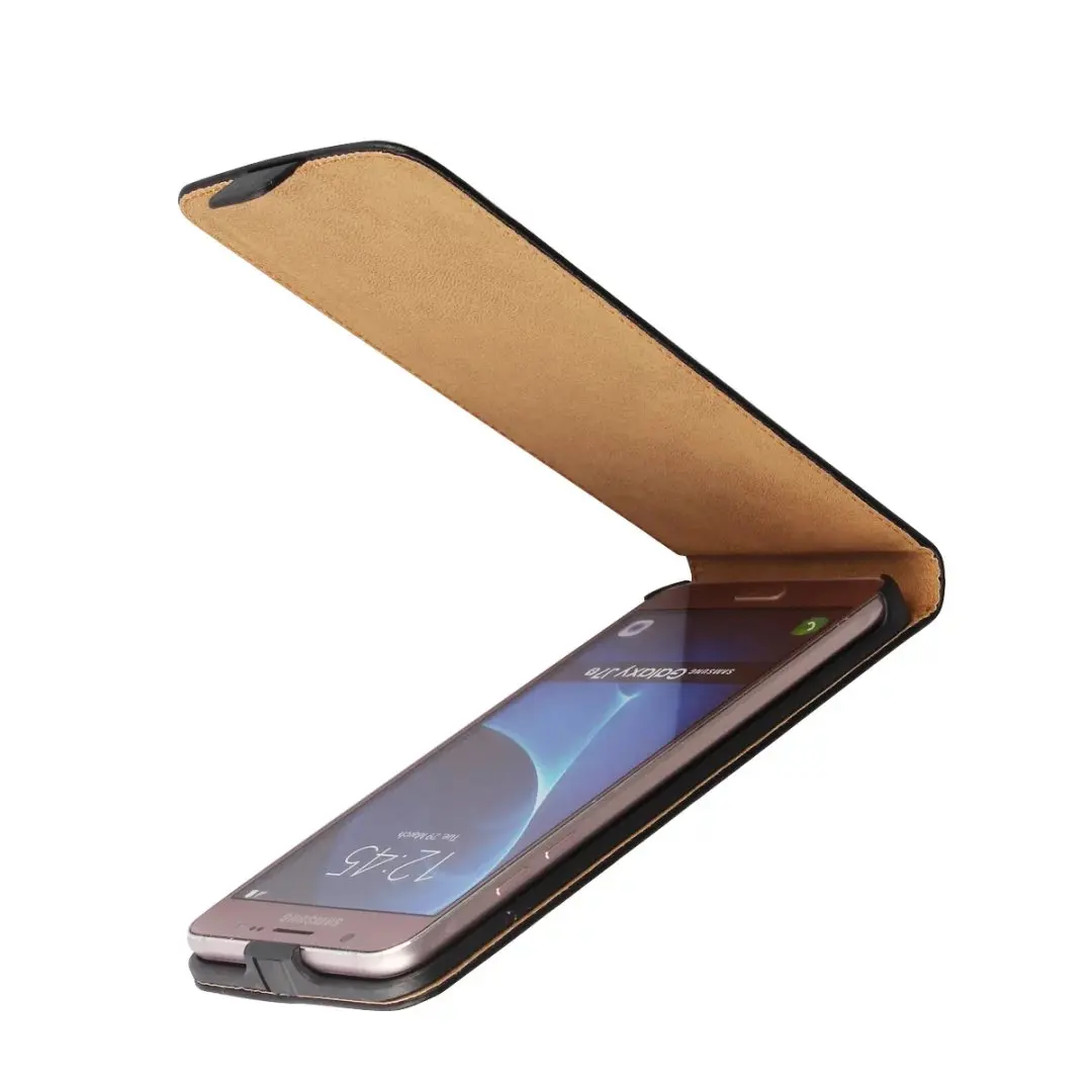 PDGB чехол из натуральной кожи для Samsung Galaxy J1 J3 J7 2016 J120 J710 Вертикальный флип
