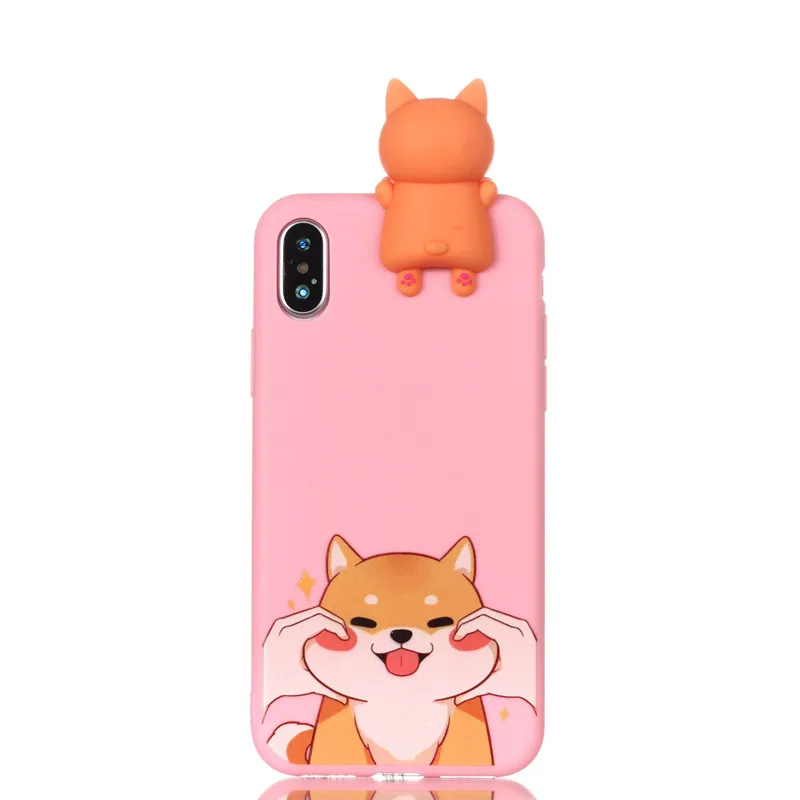 Style 2 Чехол FLYKYLIN для iPhone 11 Pro Max 5, 5S, SE, XS, XR, X, 6 S, 6 S, 7 Plus, 8 Plus, чехол на Единорог, мягкий ТПУ, силикон, 3D, куклы, игрушки, телефон, чехол - Цвет: Style 2