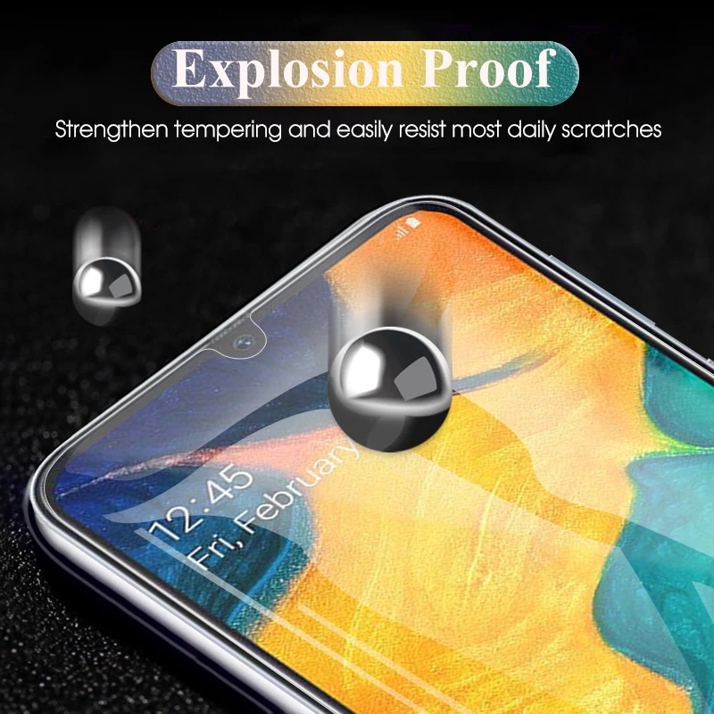 Защита экрана для samsung Galaxy A50 A10 A30 защитное стекло на Samsun Galax A40 M20 M30 M10 A20 A70 A80 защитный чехол