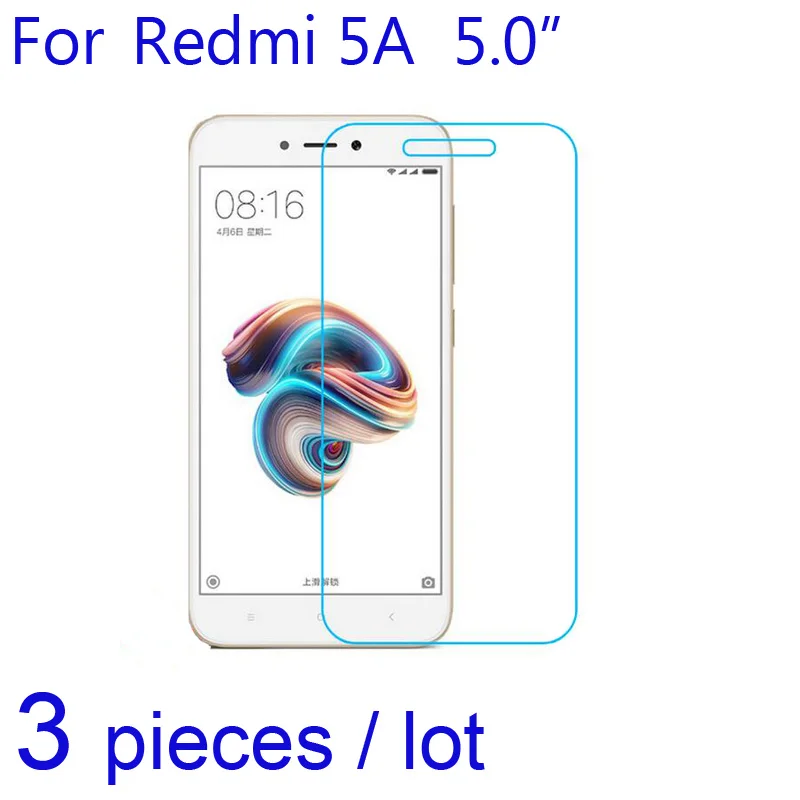 3 шт./лот мягкие Защитные пленки для экрана Xiomi Xiaomi Redmi 5A защита телефона